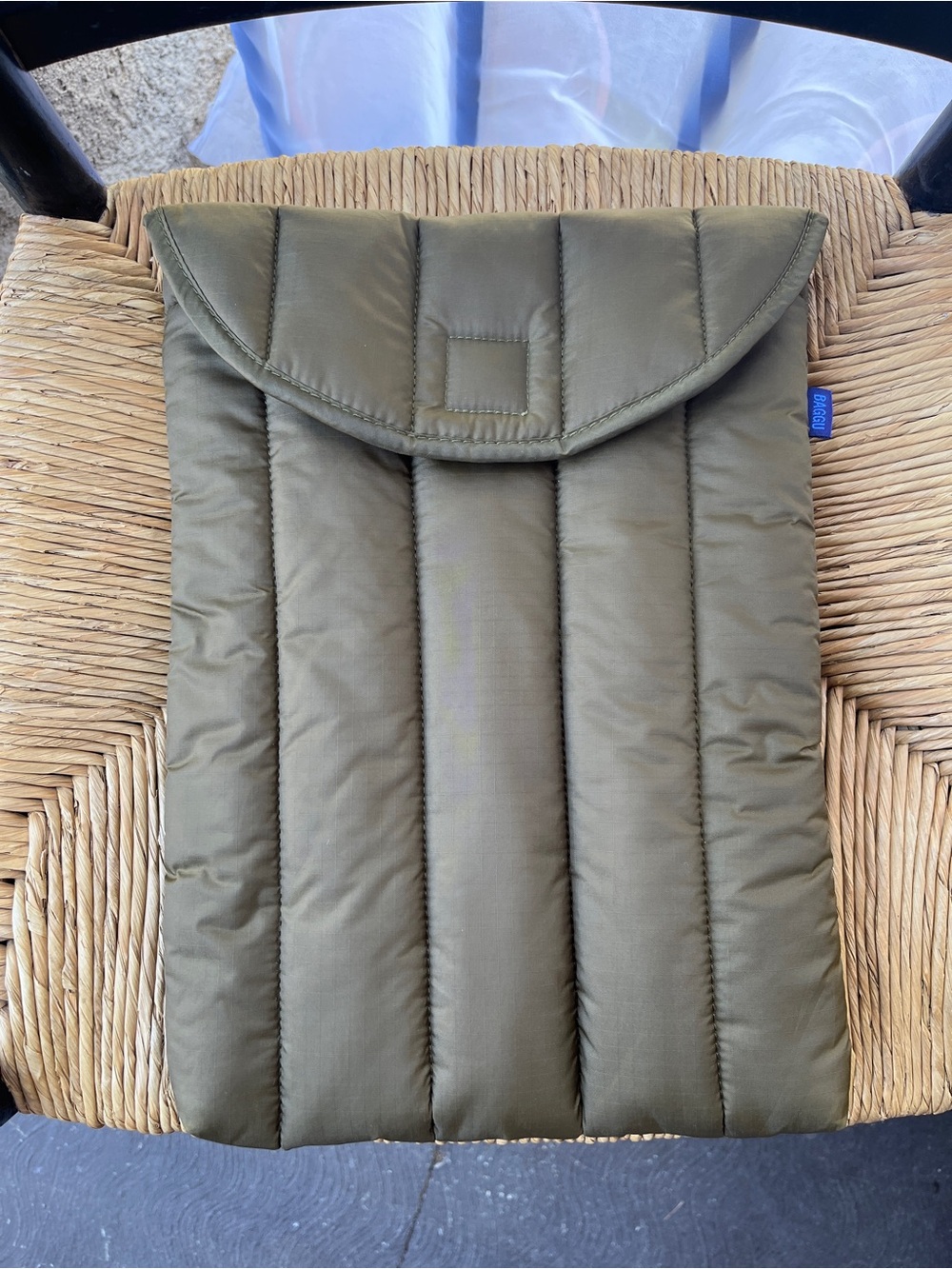 BAGGU Tamarind Green Laptop Sleeve